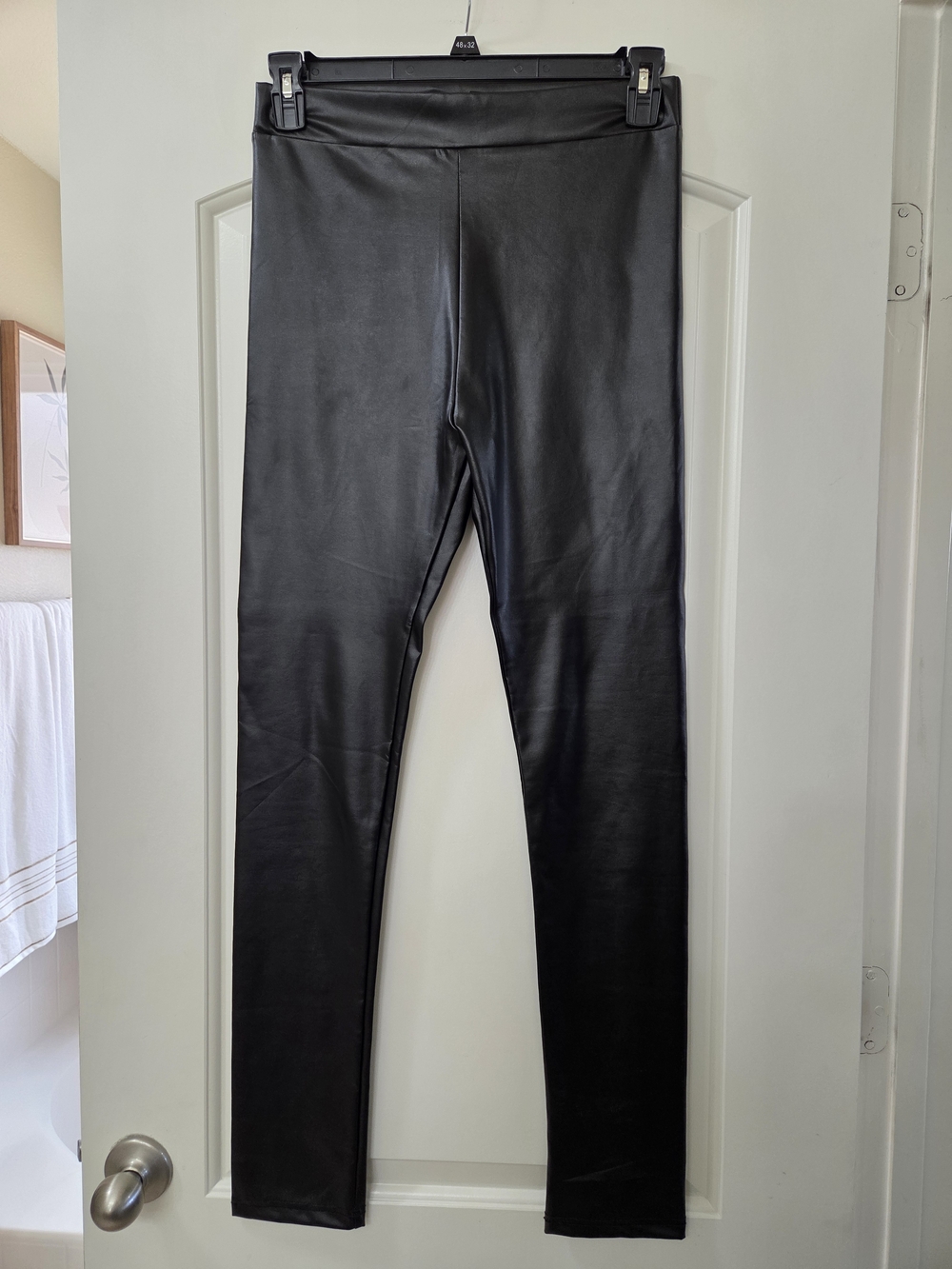 Lulu's Black Faux Leather Leggings